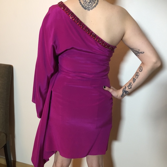 Fuchsia Roberto Cavalli Silk - Picture 3 of 6